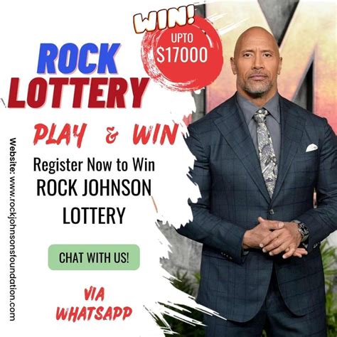 rock johnson foundation lottery